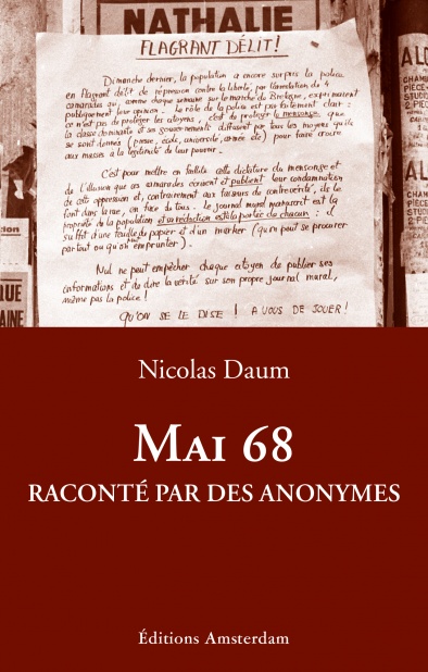 N. Daum, Mai 68 : raconté par des anonymes