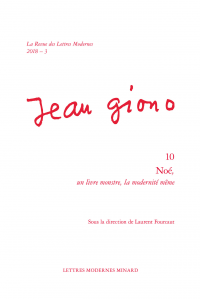 La Revue des lettres modernes, 2018 – 3 : Noé, un livre monstre, la modernité même