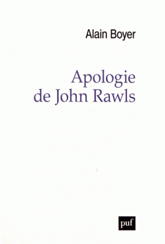 A. Boyer, Apologie de John Rawls