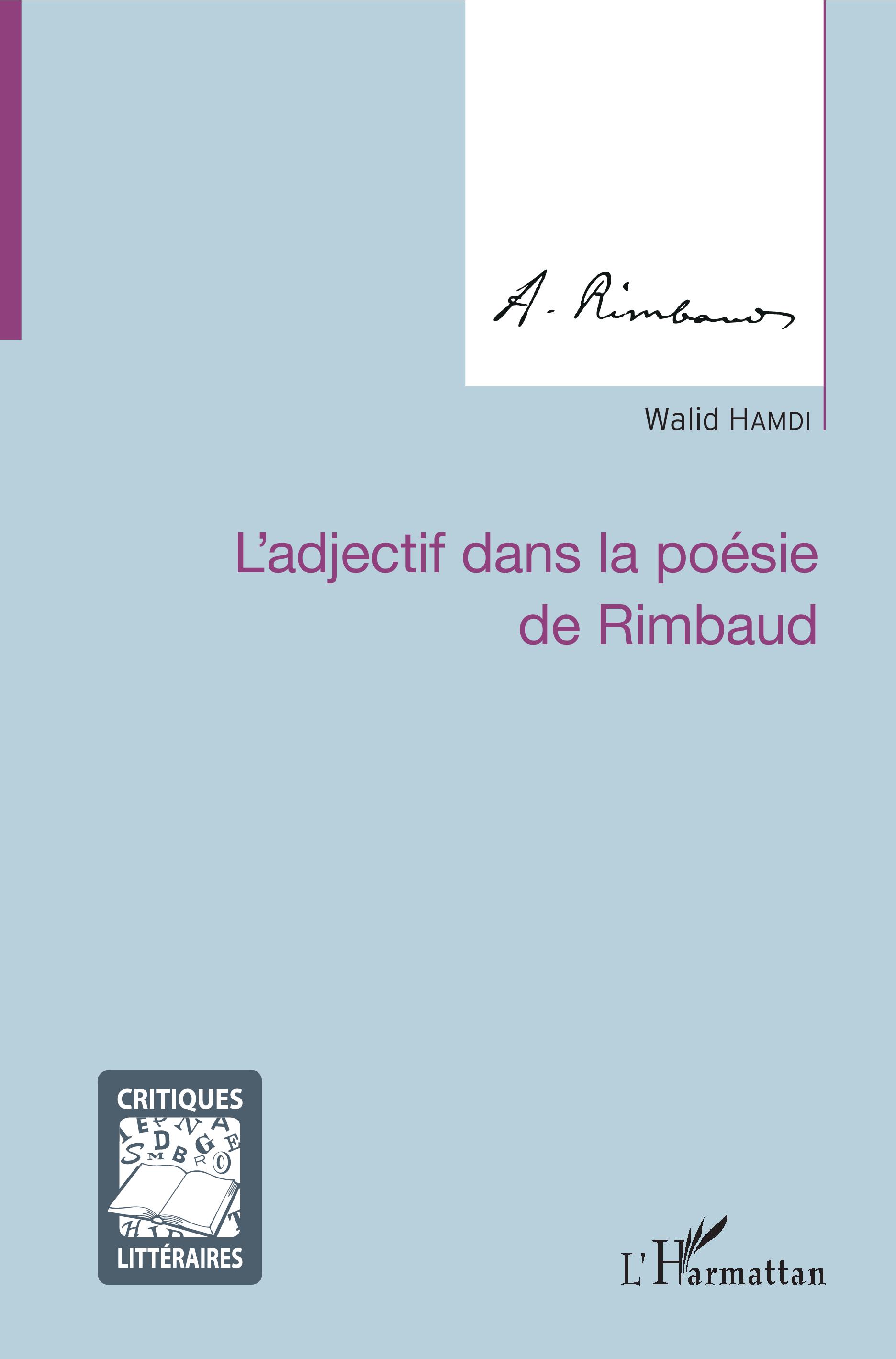 W. Hamdi, L'Adjectif dans la poésie de Rimbaud