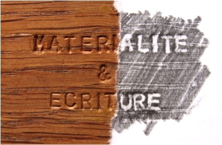 Revue Motifs n°2, « Matérialité & écriture »