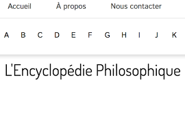 L'Encyclopédie philosophique