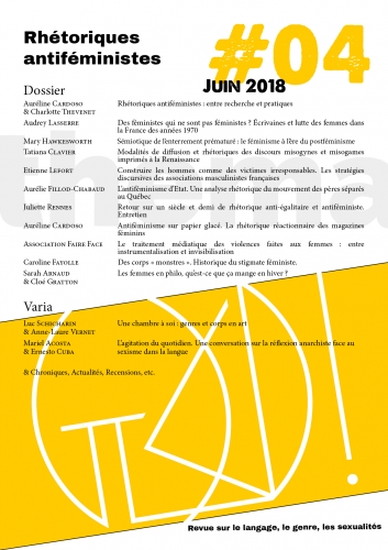 GLAD!, n°4, 2018 :