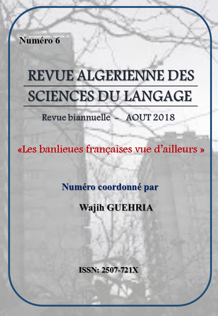 Revue Algérienne des Sciences du Langage, n° 6 : 