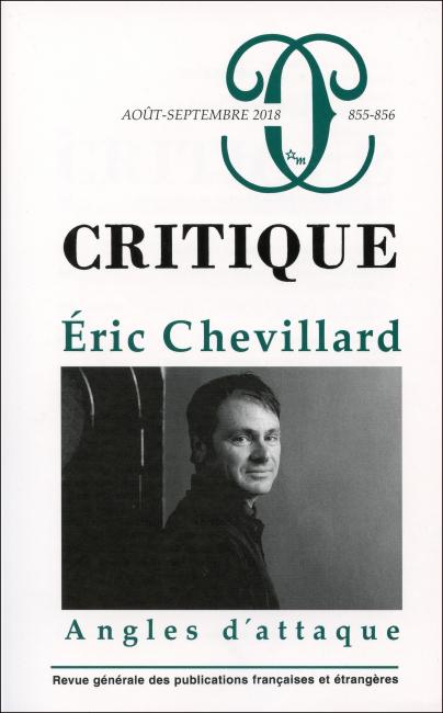 Critique, n° 855-856 :
