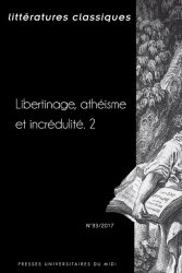 Littératures classiques, n° 93 :