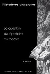 Littératures classiques, n° 95 :