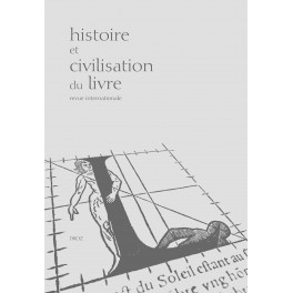 Histoire et civilisation du livre, n°14,