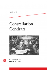 Constellation Cendrars. 2018, n° 2