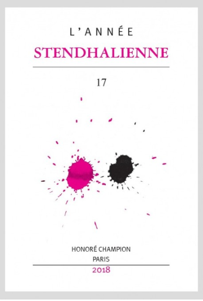 Année stendhalienne, n°17 :