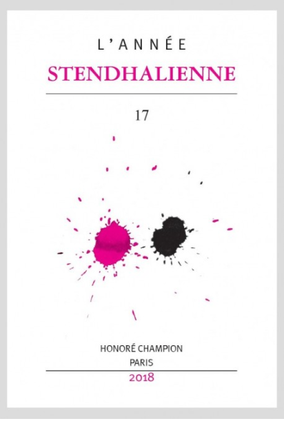 Année stendhalienne, n°17 : 