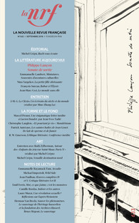 La Nouvelle Revue Française, n° 633