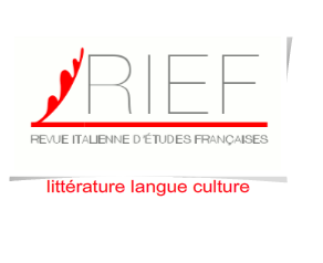 Revue italienne d'études françaises (RIEF) n° 8 (2018):