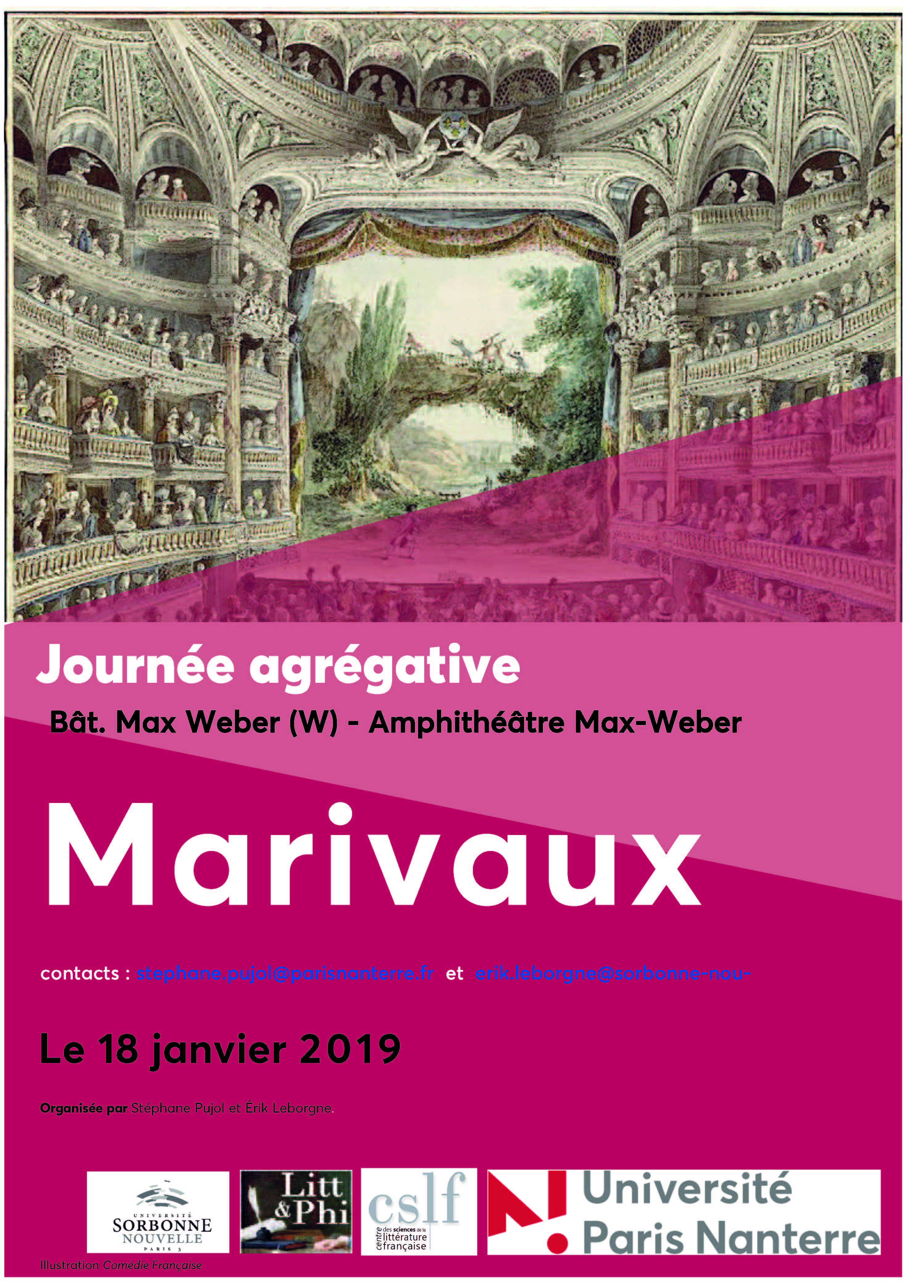 Journée agrégative sur Marivaux (Paris-Nanterre)