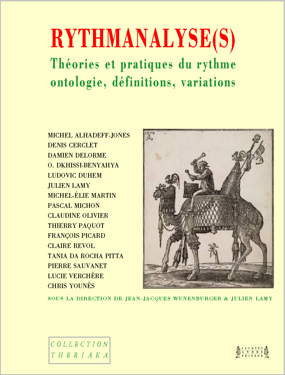J.-J. Wunenburger, J. Lamy (dir), Rythmanalyse(s)