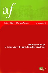 Interculturel Francophonies, n° 34, nov.déc. 2018: