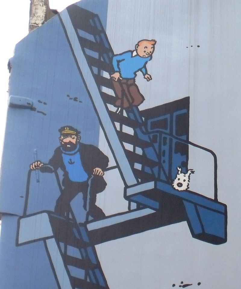 Ph. Sohet, Commentaire de Planche : Hergé et la tabularité