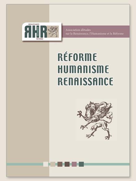 Réforme, Humanisme, Renaissance, n° 87, décembre 2018