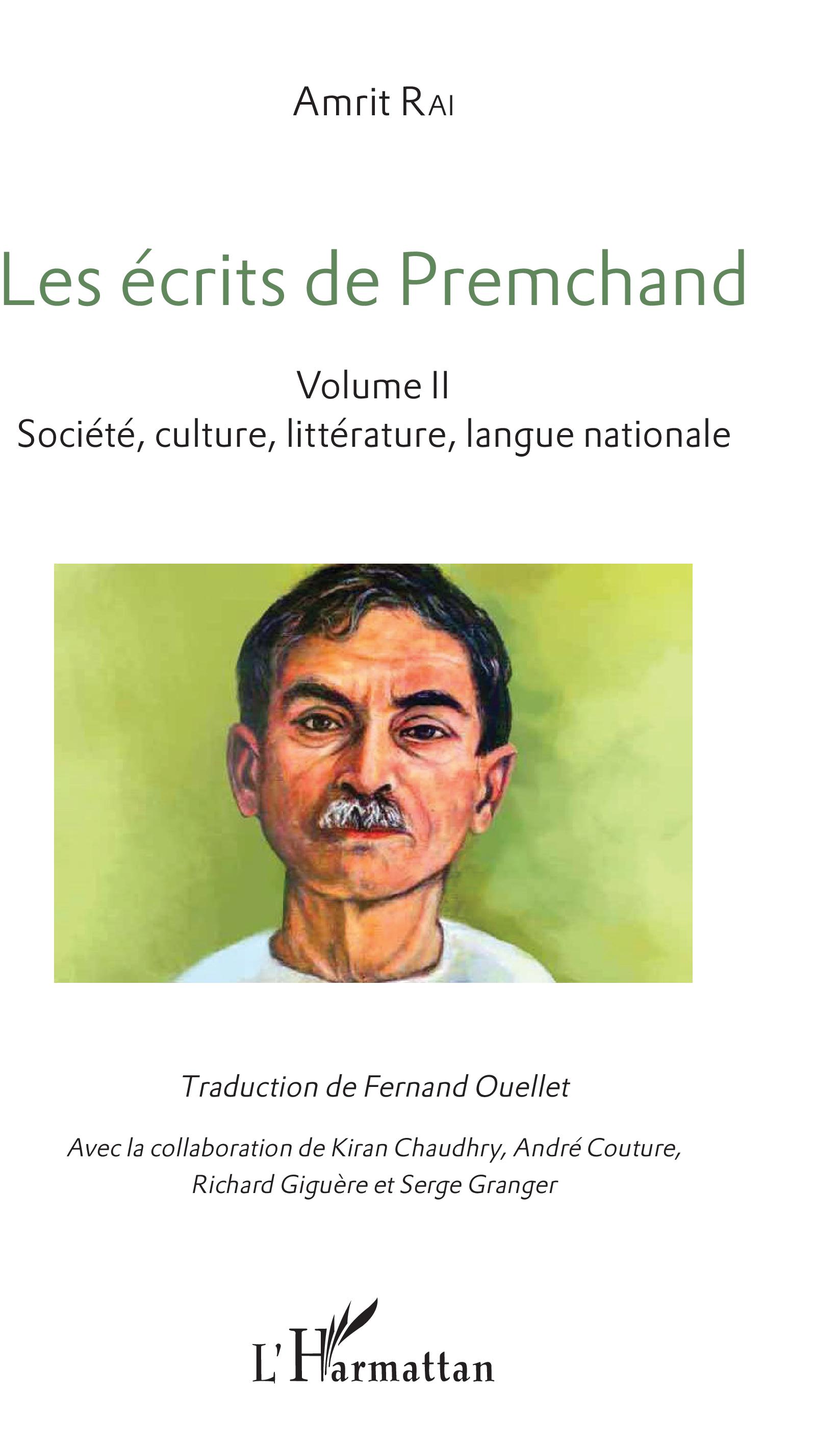 A. Rai, Les Écrits de Premchand