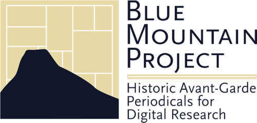 Projet Blue Montain (Princeton) : les revue des avant-gardes du XXe au format numérique