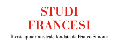 Revue Studi Francesi - LXII – fasc. III