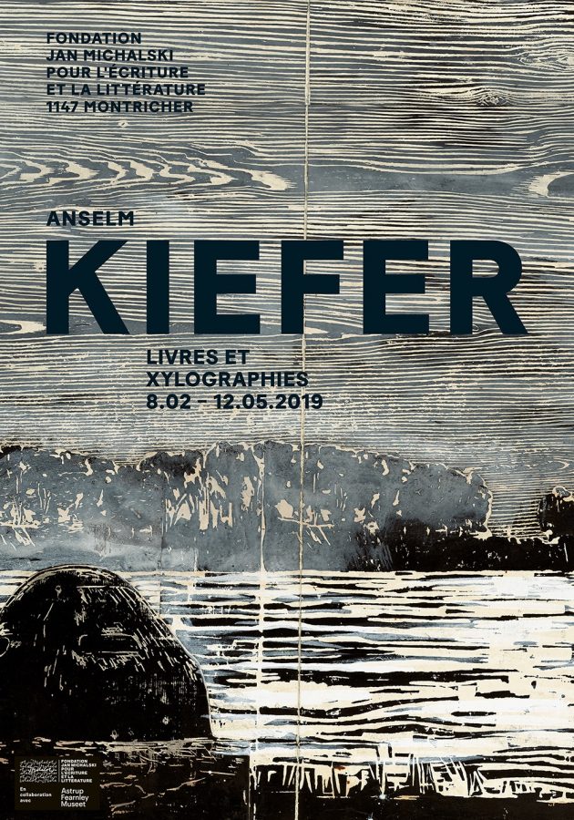 Exposition Anselm Kiefer, Livres et xylographies (Fondation Jan Michalski, Montricher, Suisse)