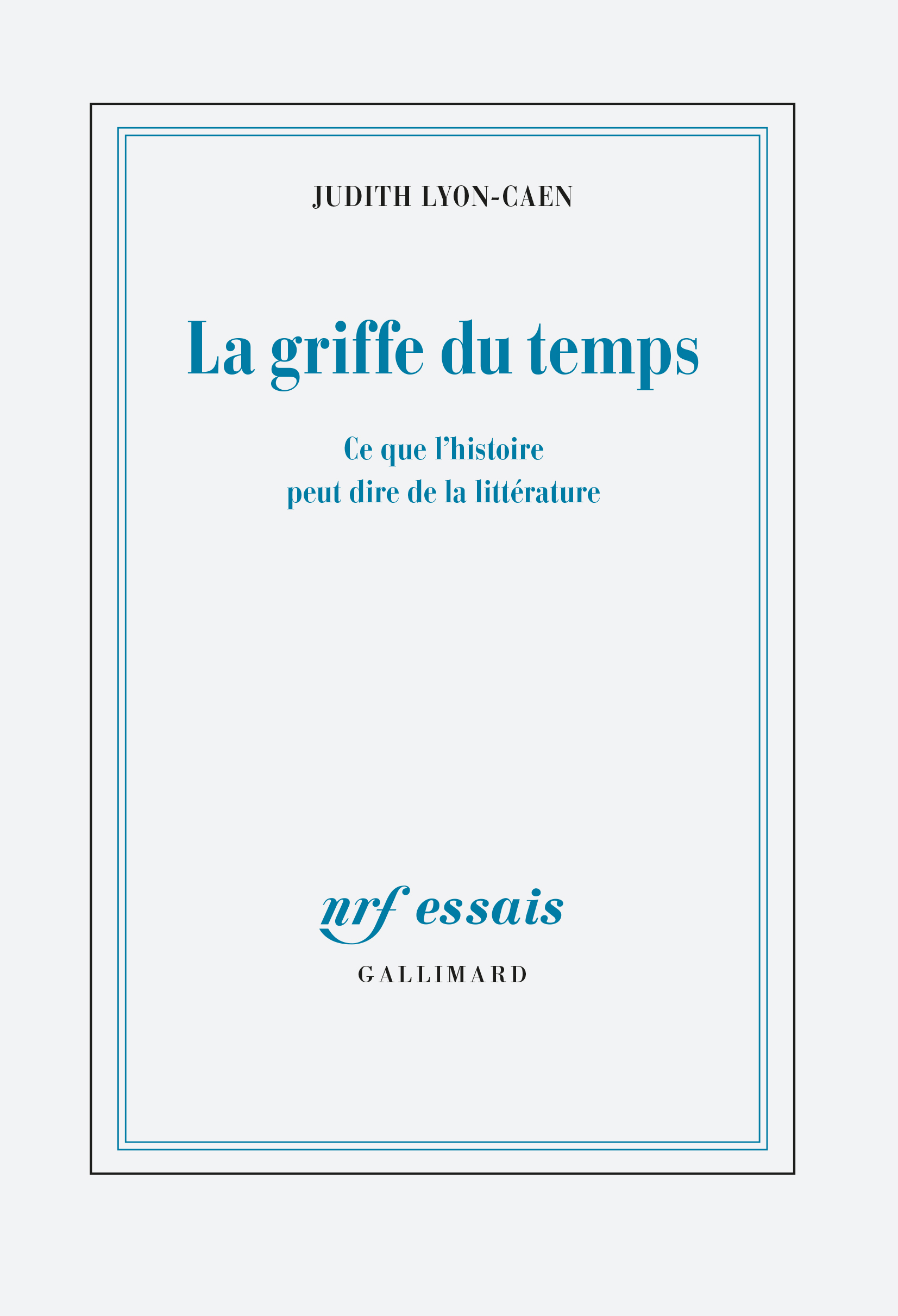 Ce que l'histoire peut dire de la littérature: autour du livre de Judith Lyon-Caen La Griffe du temps (Reid Hall, Paris)