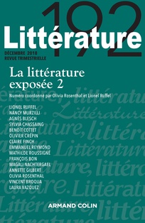 Littérature, n° 192: