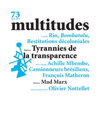 L'Afrique en théorie, par Achille Mbembe (revue Multitudes)