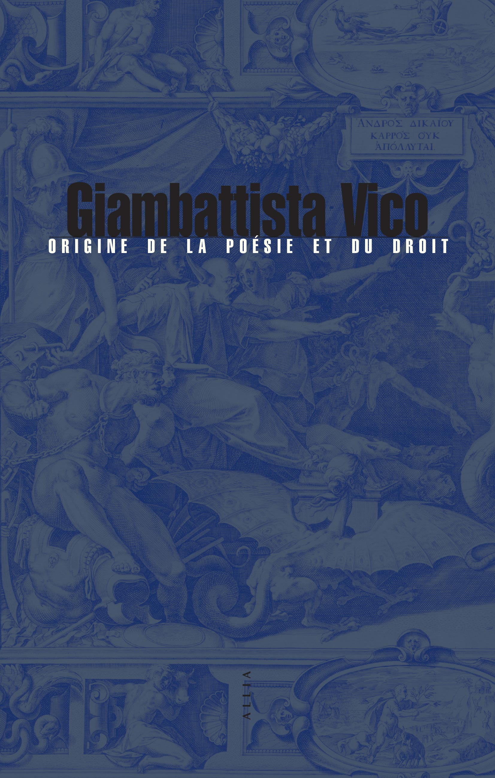 Giambattista Vico, Origine de la poésie et du droit