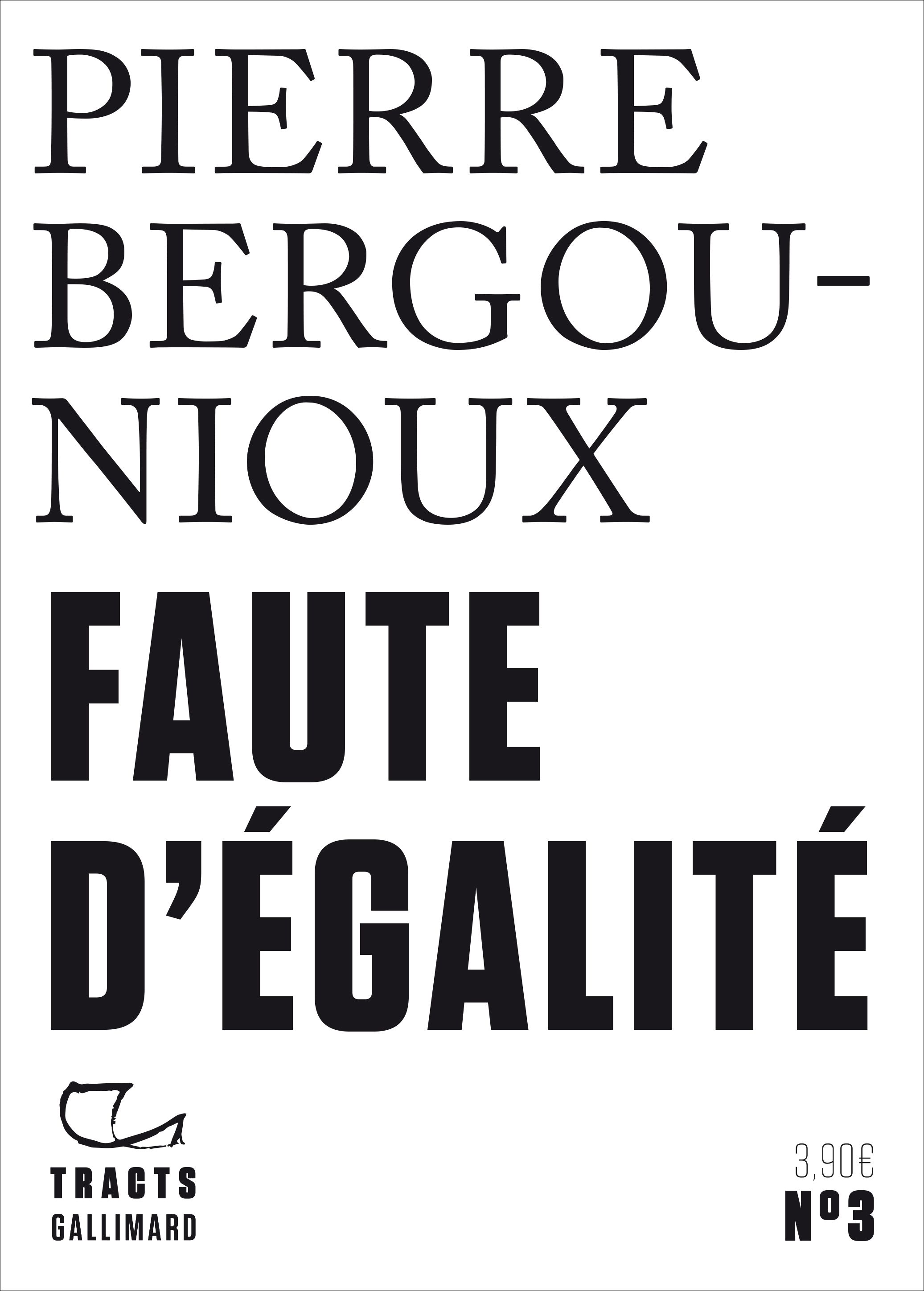 P. Bergounioux, Faute d'égalité