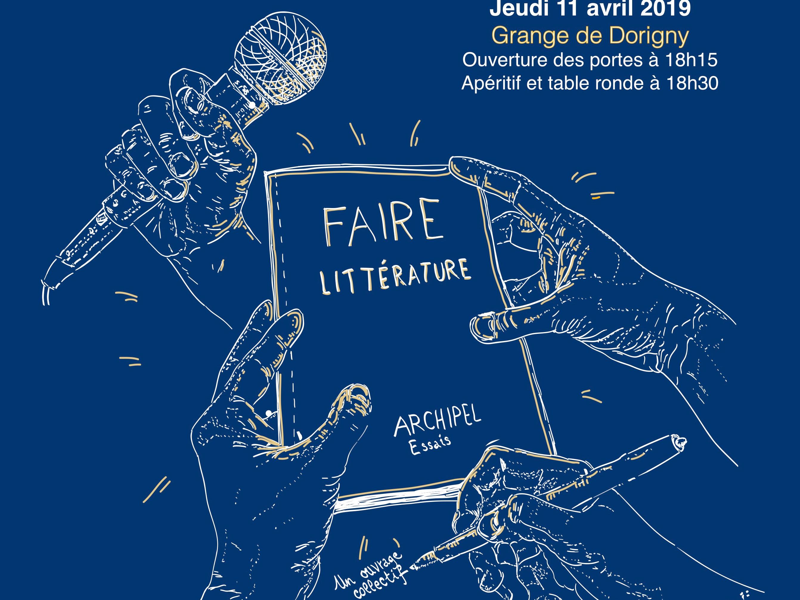 Rencontre autour de Faire littérature (Lausanne)