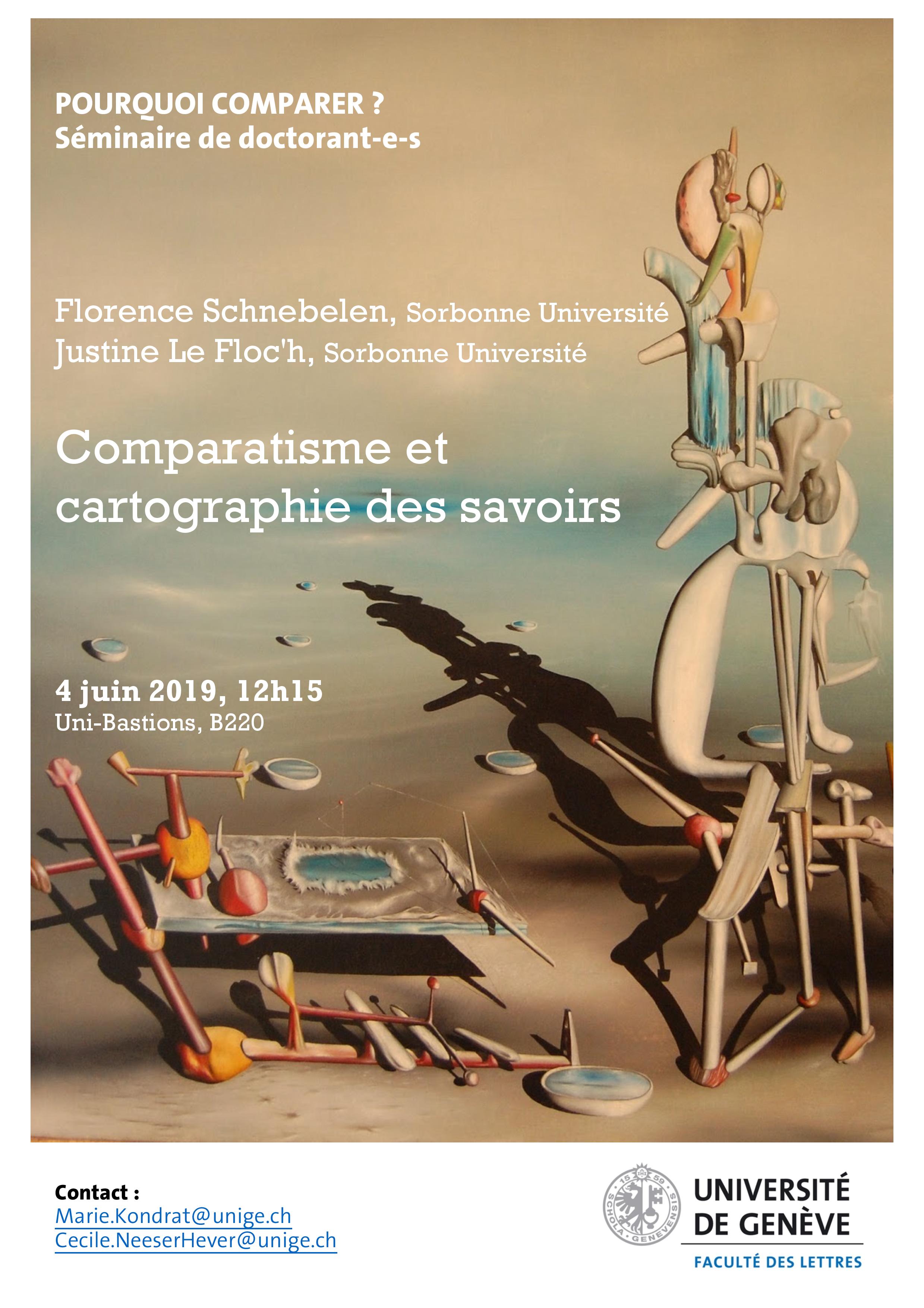 Séminaire Pourquoi comparer ? Séance 6 : Comparatisme et cartographie des savoirs (Genève)