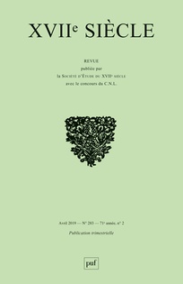 M. Rosellini, S. Zékian (dir.), XVIIe siècle, n° 283: « Un XVIIe siècle hors Panthéon. Les libertins au XIXesiècle »