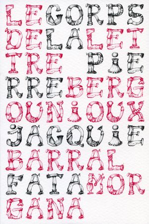 P. Bergounioux, J. Barral, Le corps de la lettre