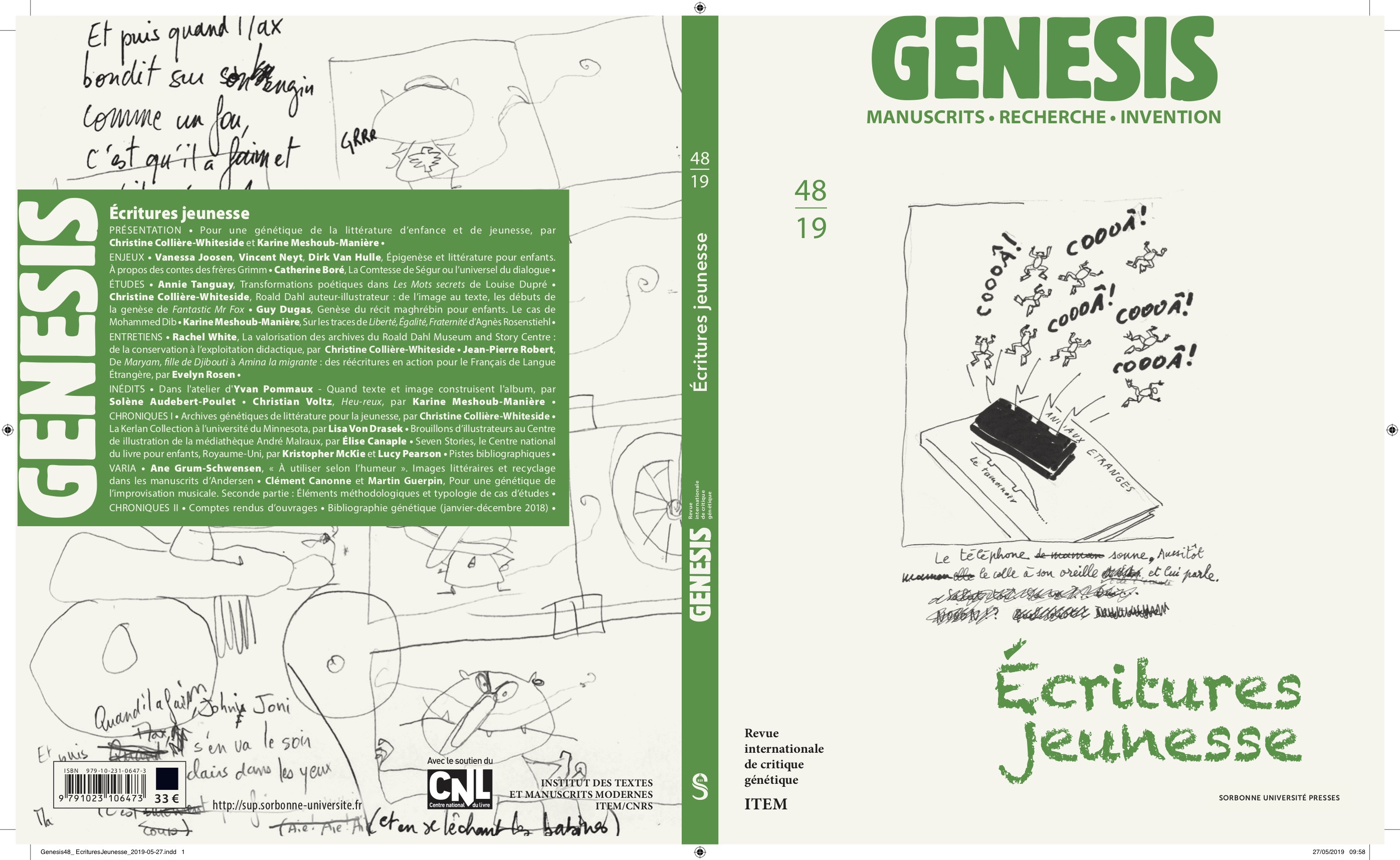 Présentation du n° 48 de Genesis 