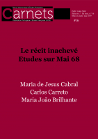Carnets, Revue électronique d'études françaises, 16, 2019: