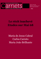 Carnets, Revue électronique d'études françaises, 16, 2019: 