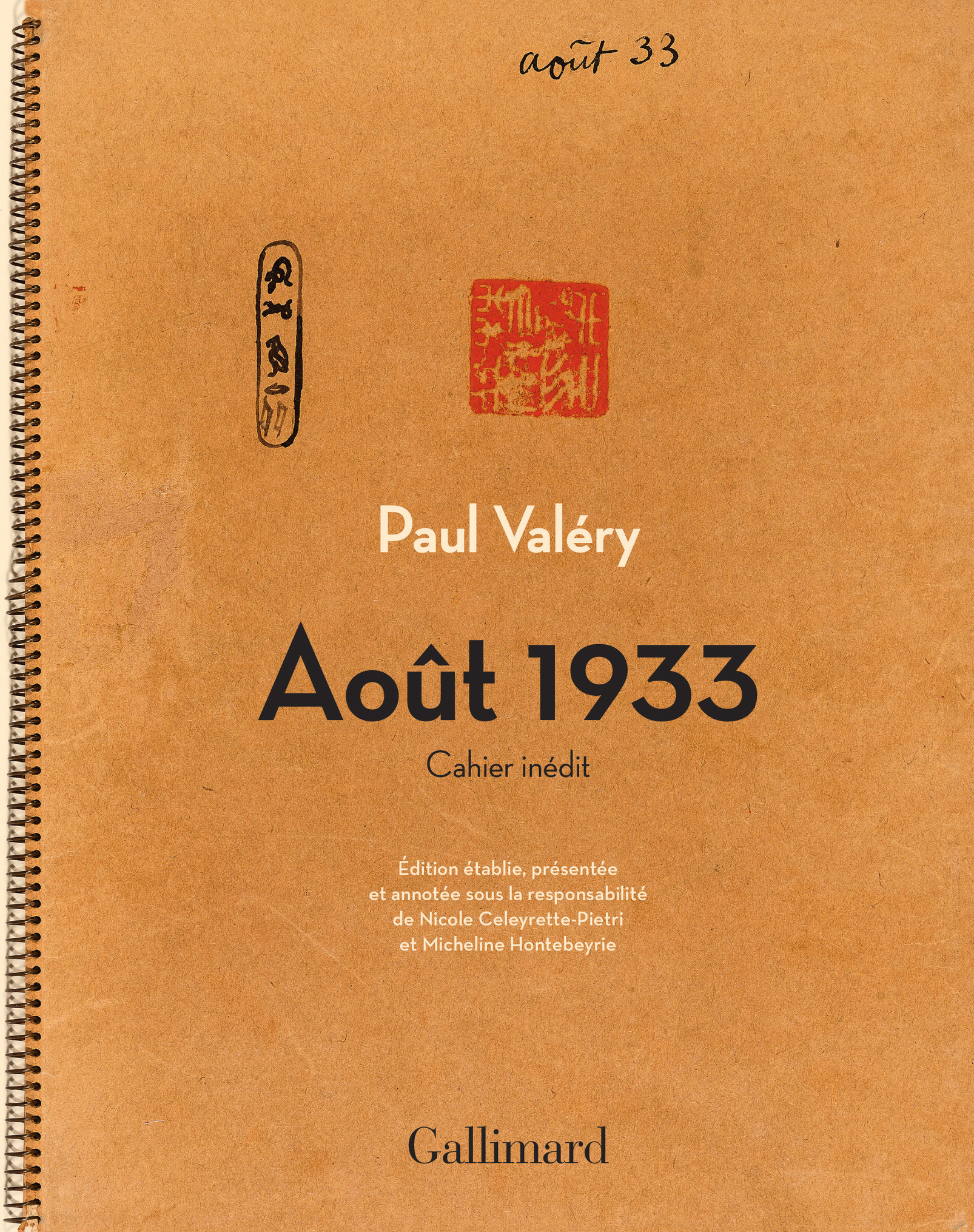 Valéry, août 1933