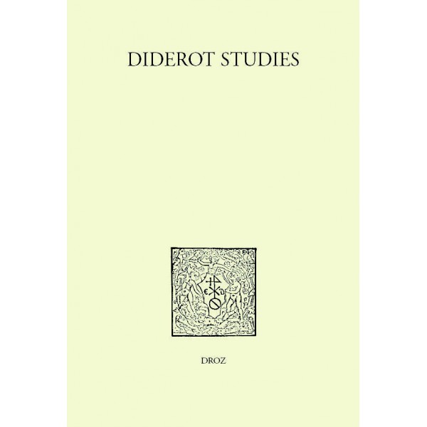 Diderot studies, tome 36