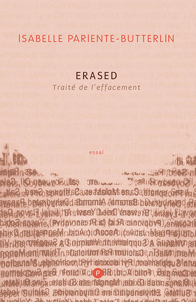 I. Pariente-Butterlin, Erased. Traité de l'effacement