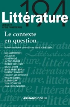 Littérature, n° 194 2/2019: 