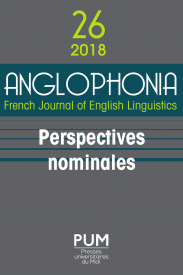 Anglophonia, n° 26, 2019 :