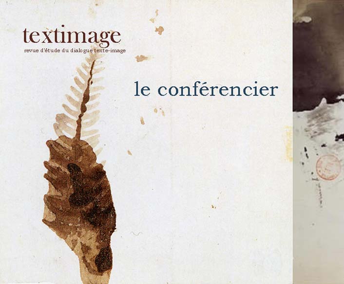 Textimage-Le Conférencier, été 2019 :