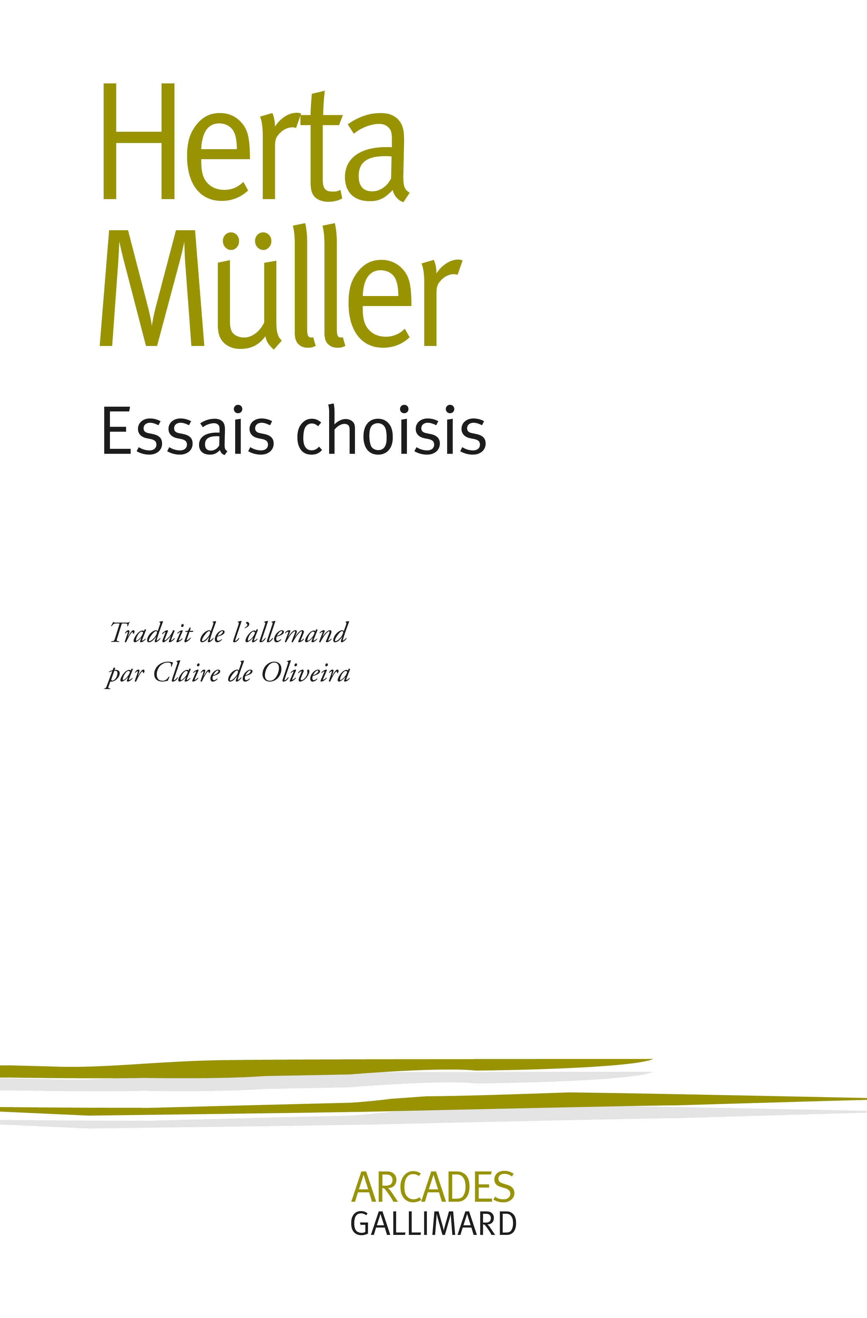 H. Müller, Essais choisis