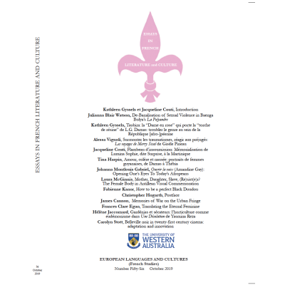 Essays in French Literature and Culture, n° 56 : “Mines de rien”. L’Antillaise et l’Afropéenne face aux tropologies, entre mythes et réalités au fil du temps