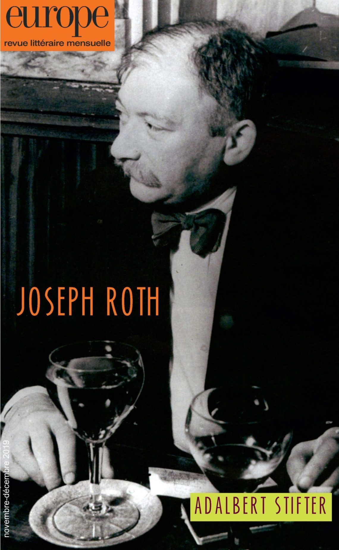 Europe, n° 1087-1088 (nov.-déc. 2019) : Joseph Roth, Adalbert Stifter