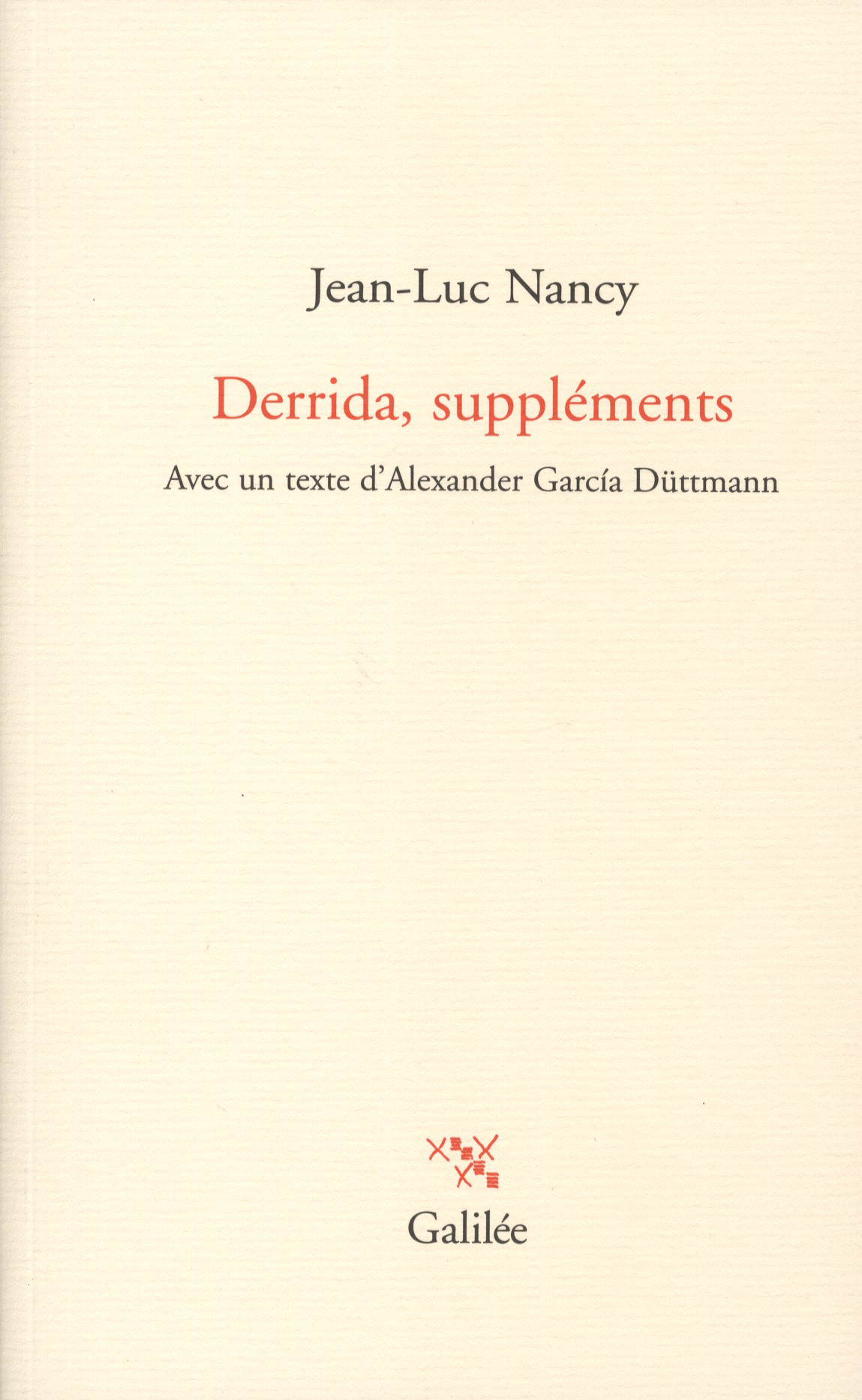 J.-L. Nancy, Derrida, suppléments