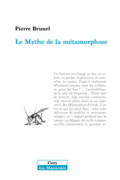 P. Brunel, Le Mythe de la métamorphose