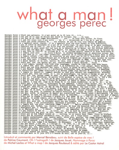 G. Perec (Gargas Paras), What a man !